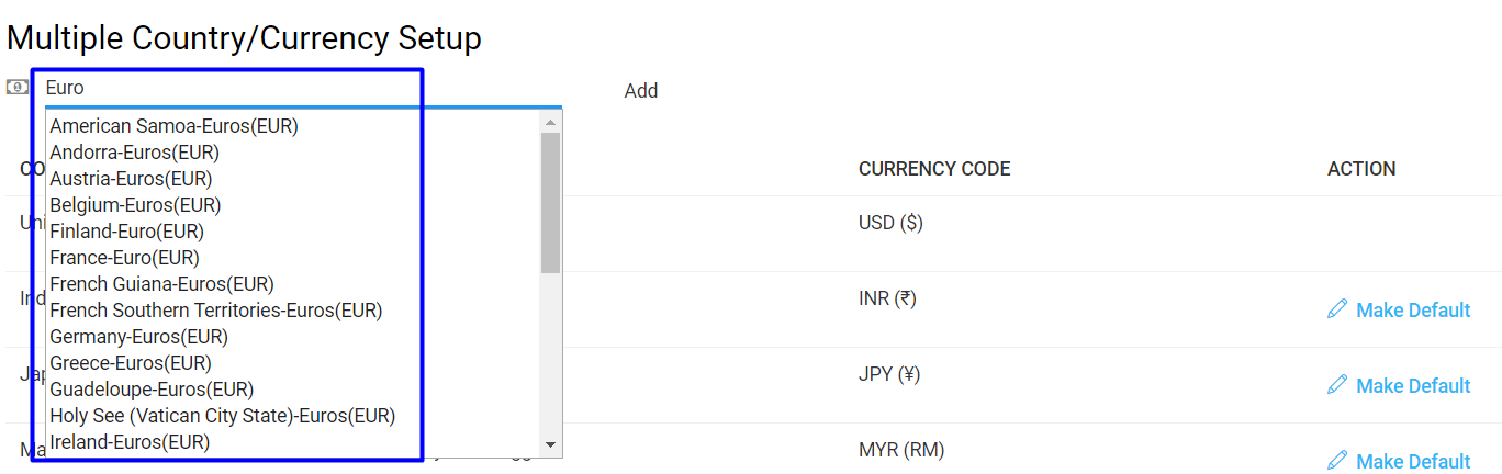 Managing Multiple Currencies Help Center