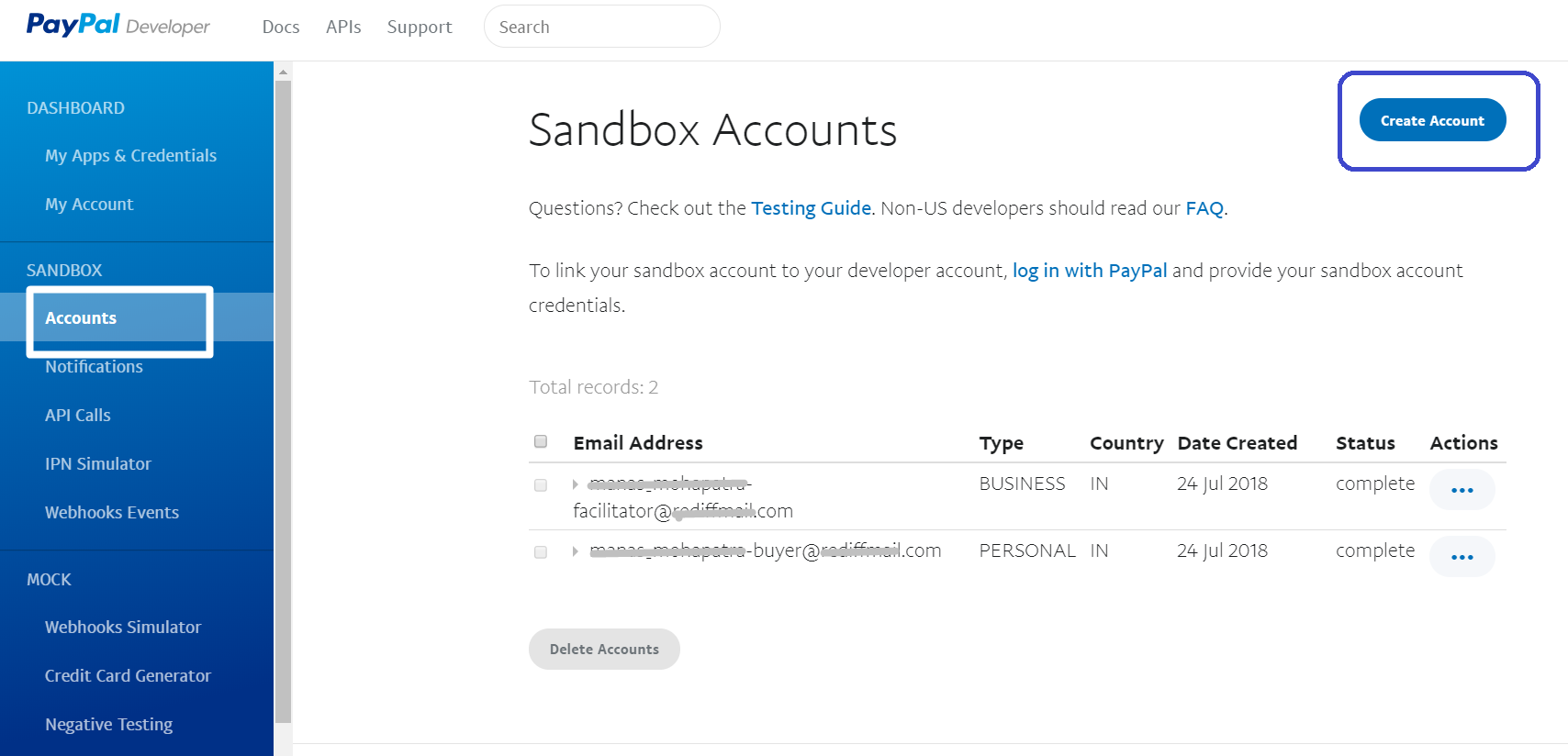Creating & Testing PayPal Sandbox Account - Help Center